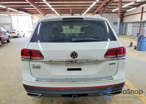 2021 Volkswagen Atlas Sel Premium из США, поврежденный, VIN 1V2TR2CA9MC505475